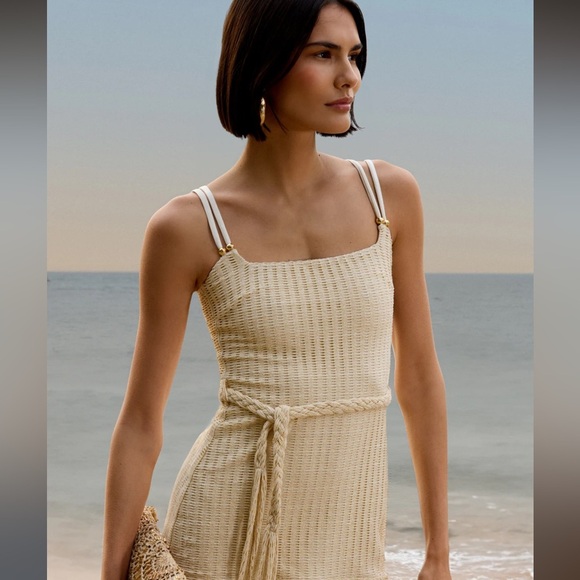 NWT PatBO METALLIC KNIT MINI DRESS - Picture 3 of 10